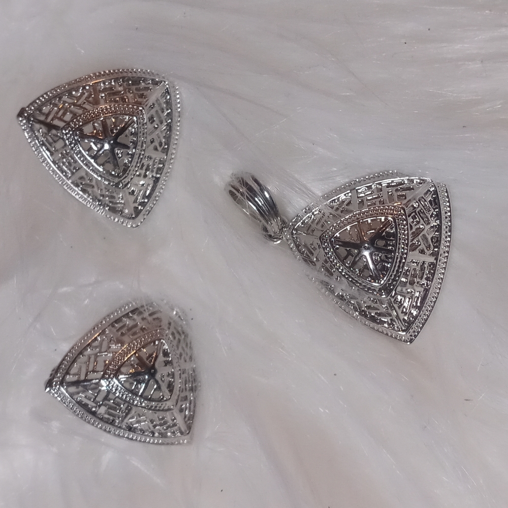 Earring and pendant together